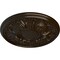 Ekena Millwork Wakefield Ceiling Medallion (Fits Canopies up to 3 5/8"), Hand-Painted Bronze, 11 3/4"OD x 1 1/4"P CM11WABZS - alternate 3